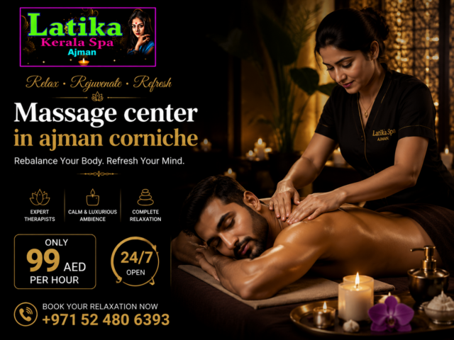 Massage Center in Ajman Corniche with Licensed Therapists and 24/7 Service
