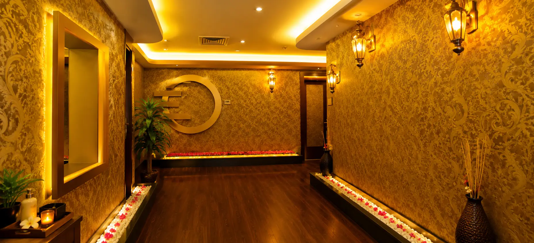 Ambient Walkway at Lathika Spa