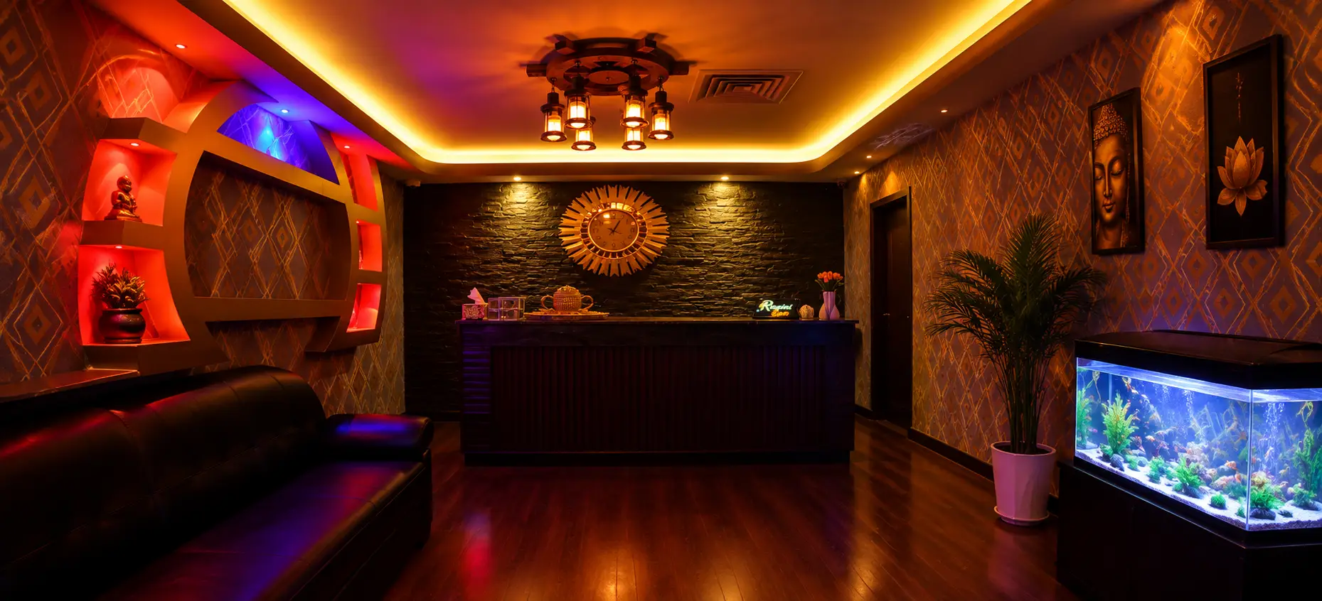 Reception Lounge at Lathika Spa